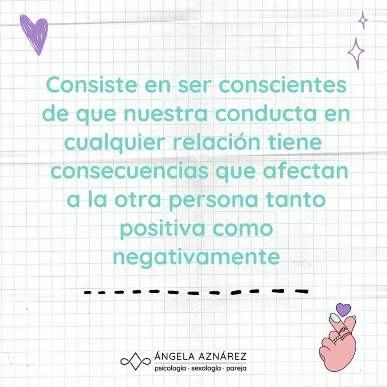 ¿qué Es La Responsabilidad Afectiva • Ángela Aznárez Sexología Y Psicología